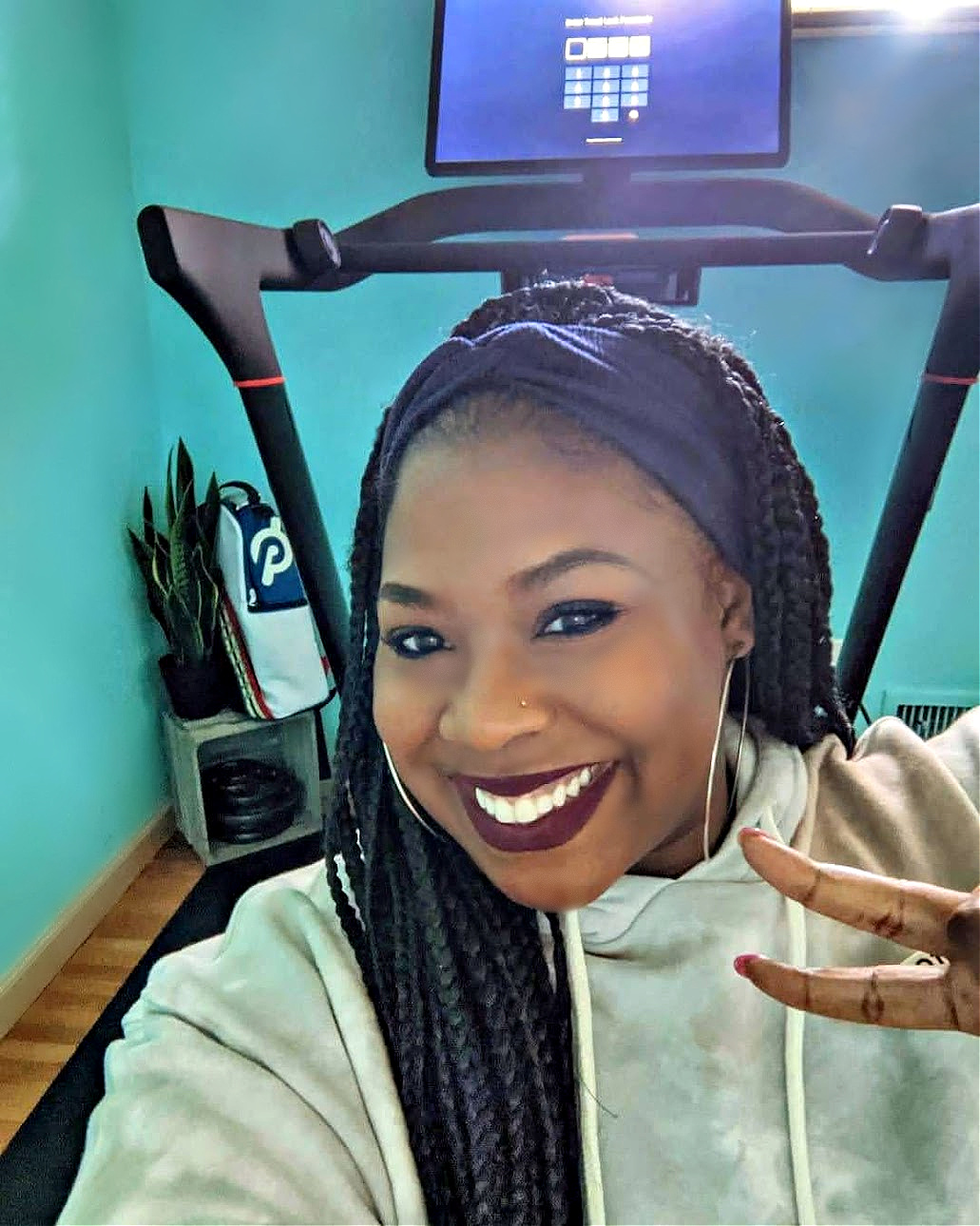 Peloton Tread Welcome - My Pretty Brown Fit and Eats