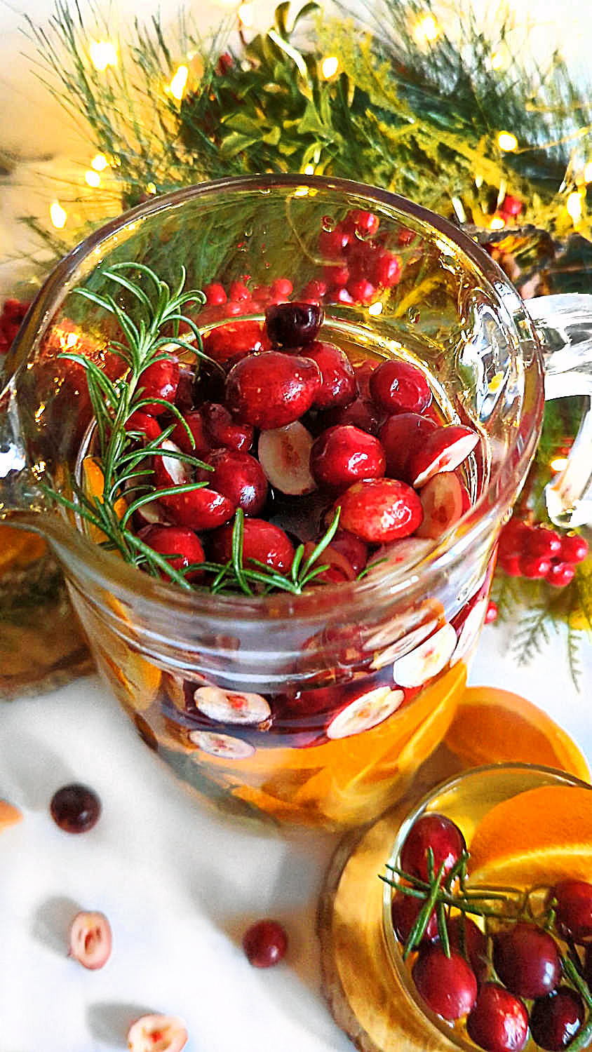 Cranberry-infused water recipes