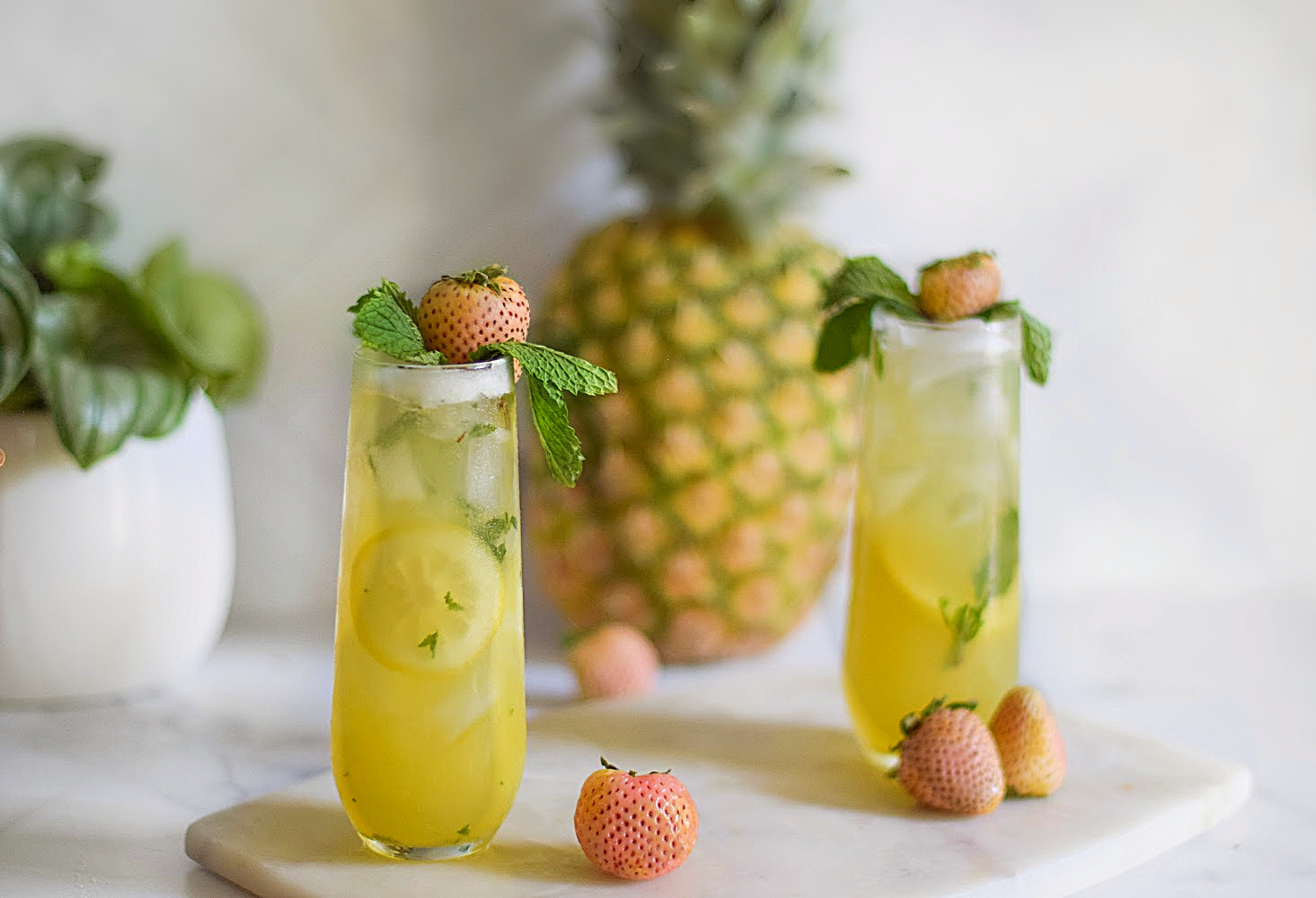 Pineberry Pineapple Mint Cooler